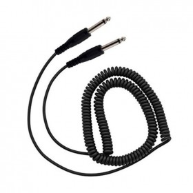 İki Tarafı Gitar Jaklı Spiral Ses Kablosu Ezanmatik İçin Kullanım